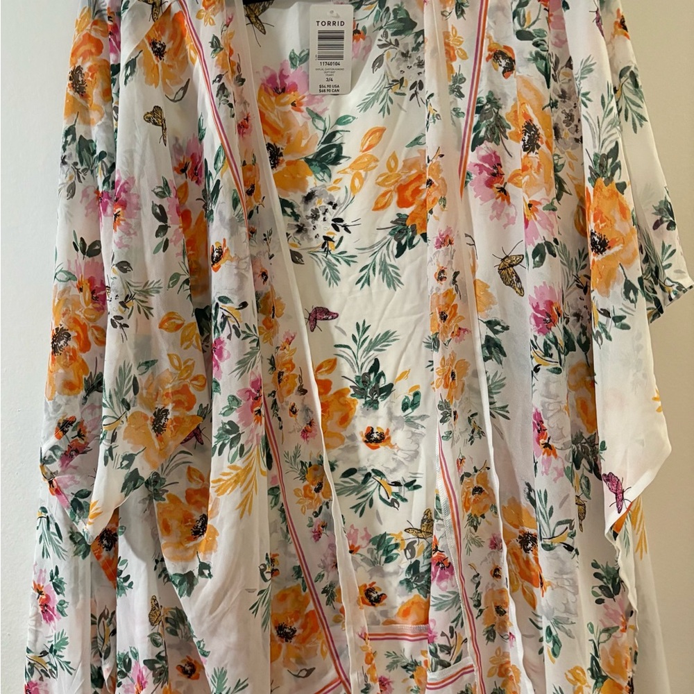 Torrid Floral Kimono